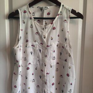 Dalia Collection dessert pattern blouse